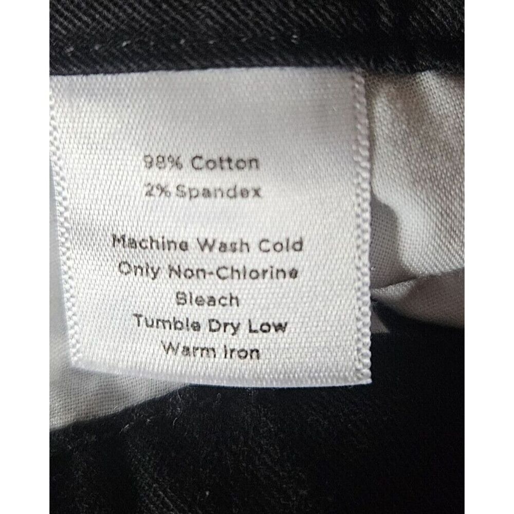 NWT TALBOTS HERITAGE BOOT woman‎ Sz 14 black cotton work pants - Picture 6 of 7